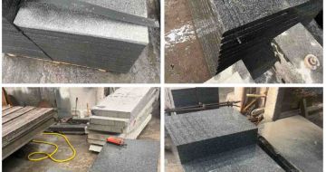 扬州 芝麻黑地铺石材