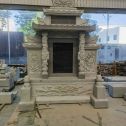 扬州 芝麻灰高档墓碑、土墓，一套也支持定做