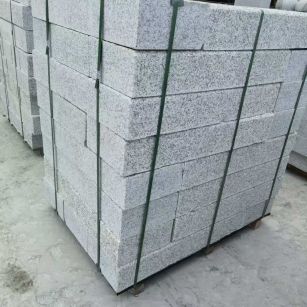 扬州 芙蓉白火烧两面路沿石