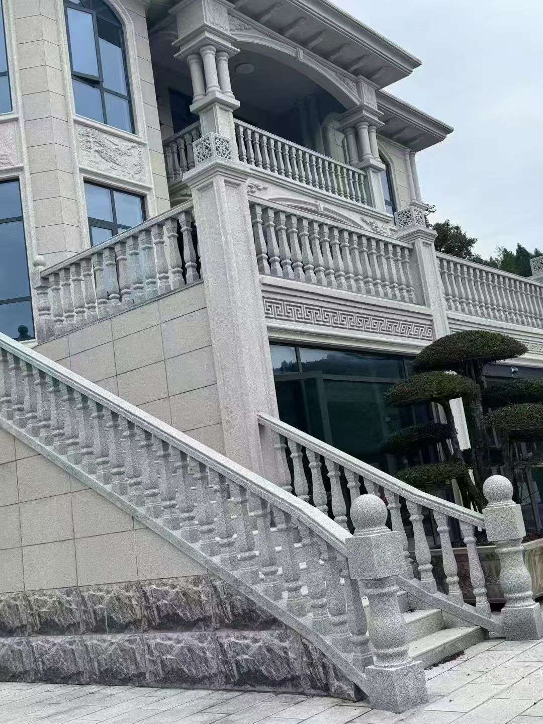 扬州 芝麻白别墅，栏杆