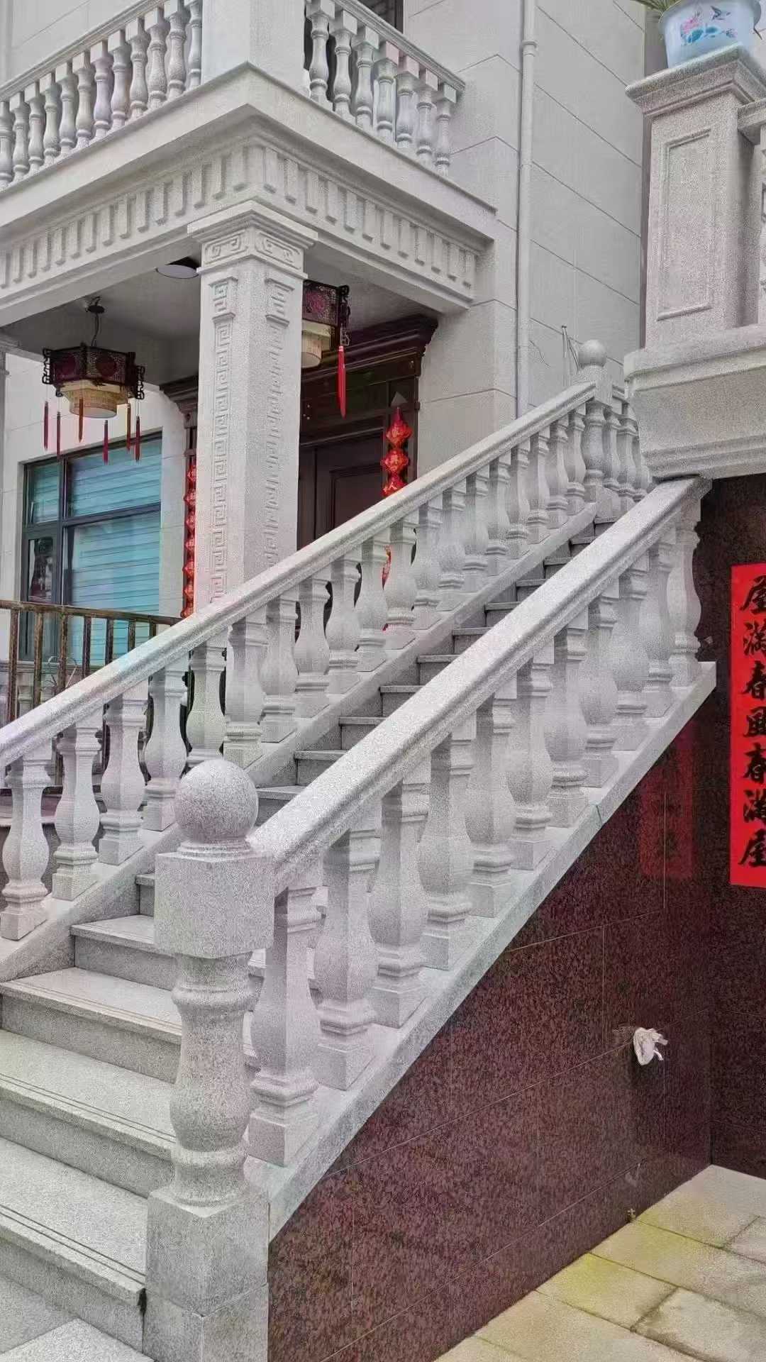 扬州 天然石材 阳台庭院护栏、栏杆