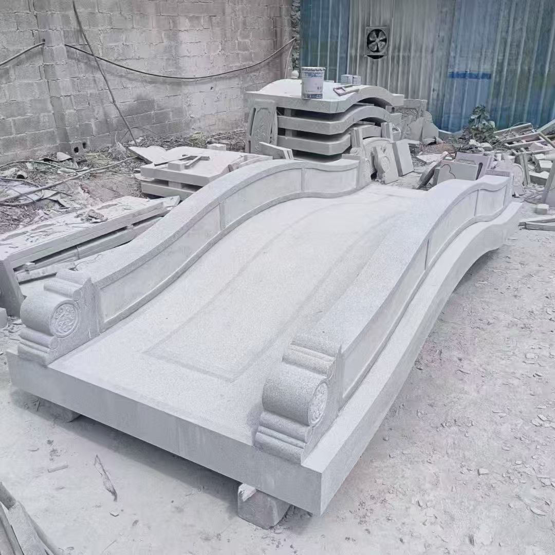 扬州 芝麻灰花岗岩园林景观 小石桥